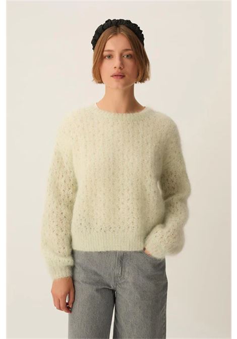 Des Petits Hauts Chimon Amande Kid Mohair and Merino Wool Jumper Des Petits Hauts |  | 1H250019AMANDE